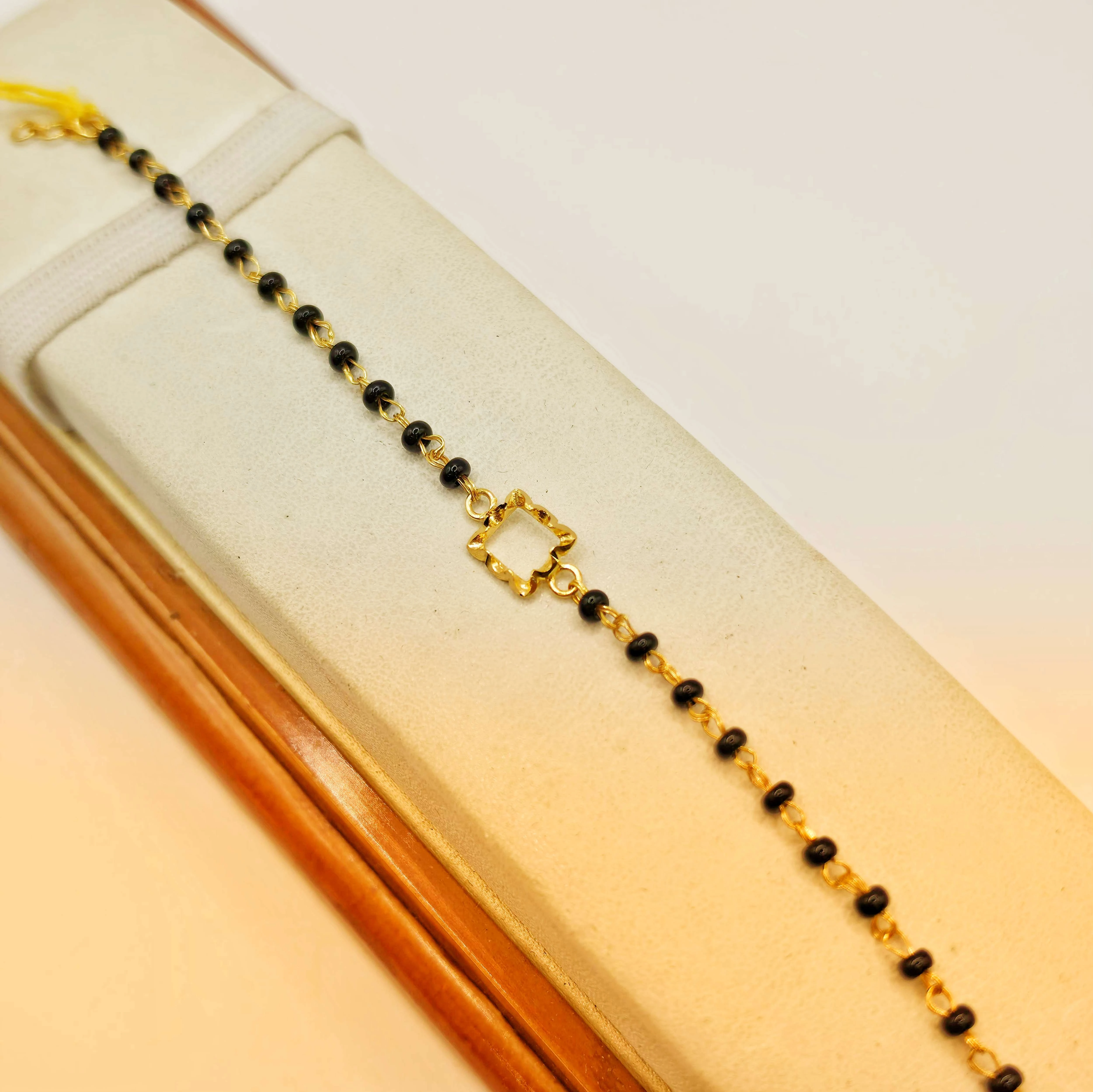 GOLD EMPTY FRAME MANGALSUTRA BRACELET
